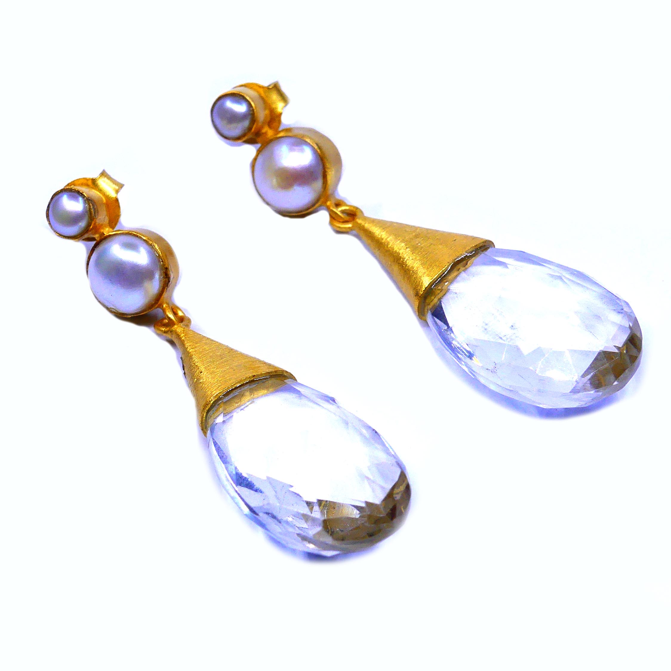 Pearl Crystal Earrings