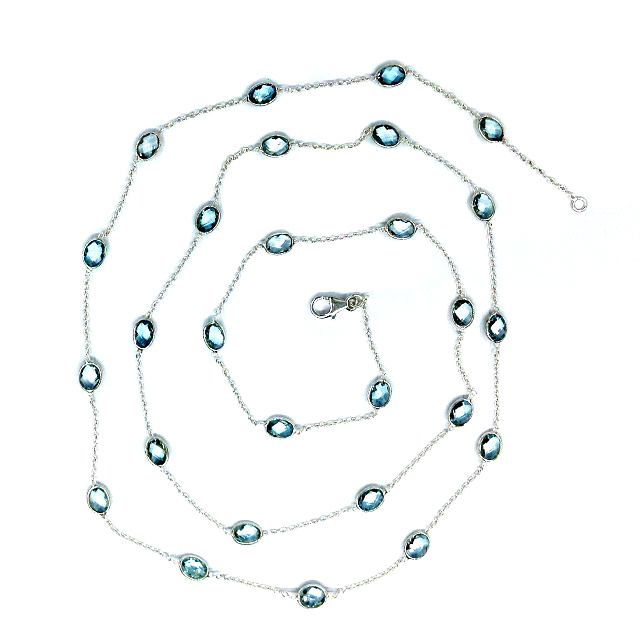 Blue Topaz Necklace