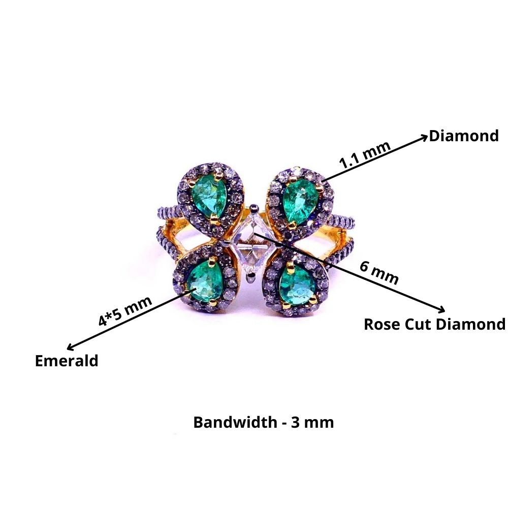 Handmade Diamond Ring-back