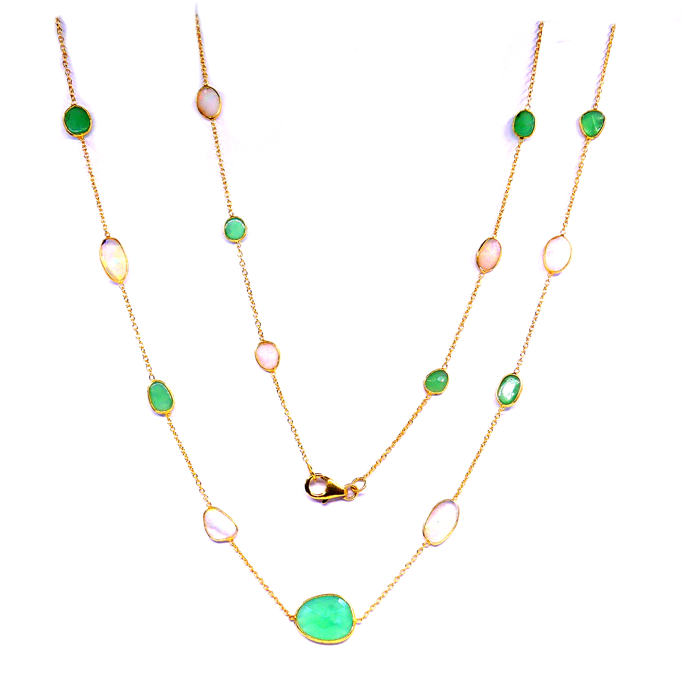 Chrysoprase Opal Necklace