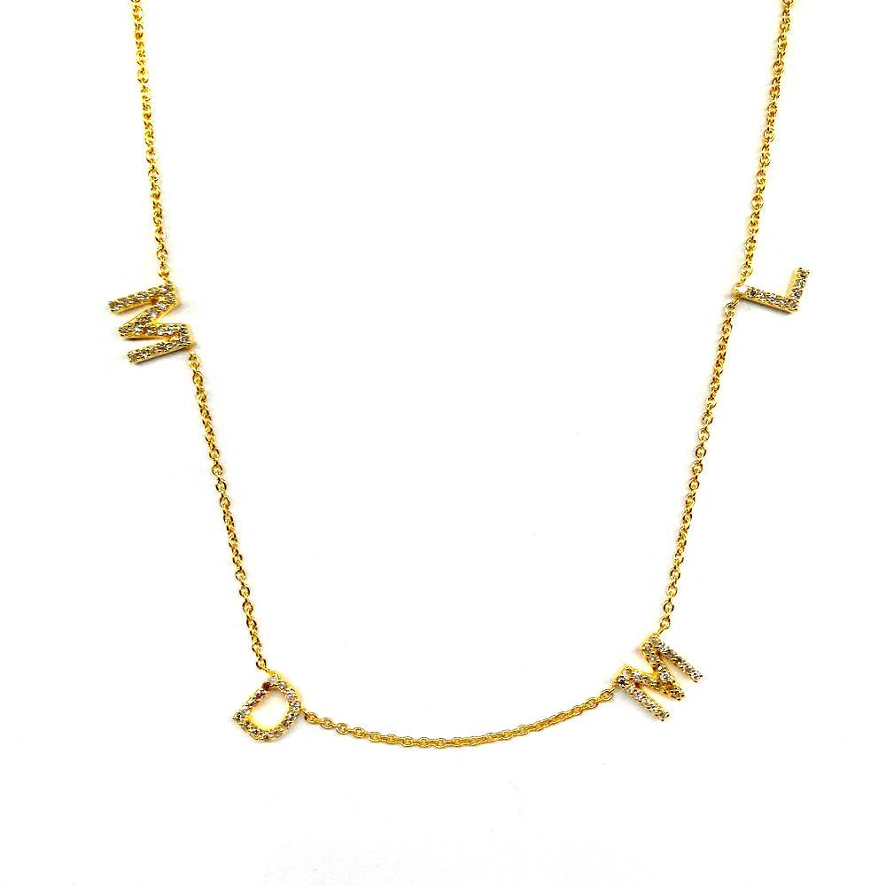 Alphabet Chain Necklace
