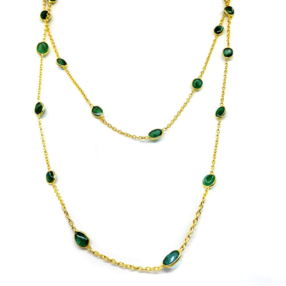 Emerald Necklace-back