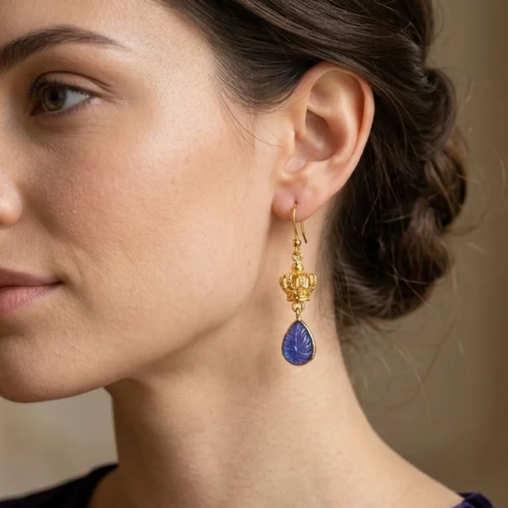 Product Type: Draped/Dangle Hook Earrings-back